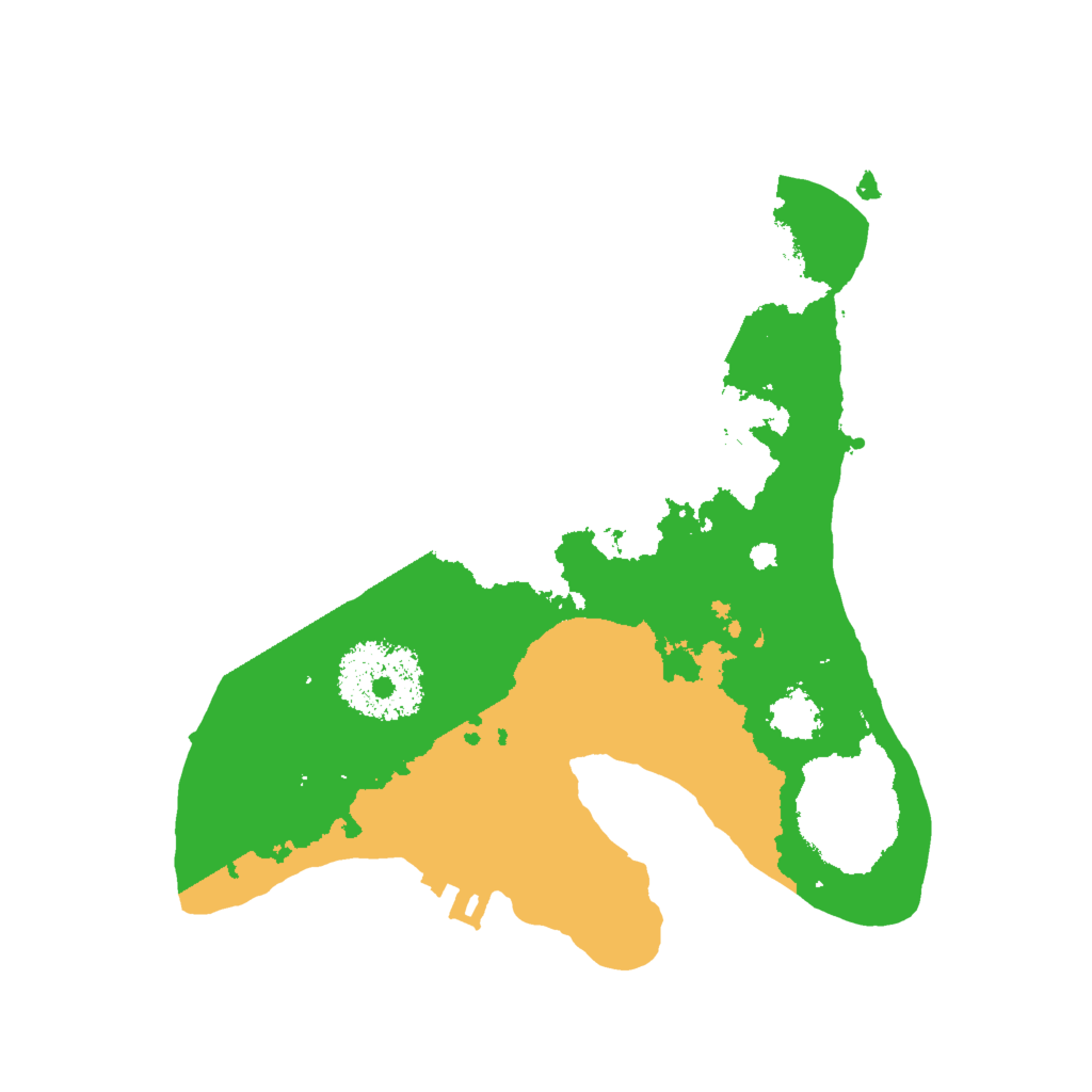 Biome Rust Map: Procedural Map, Size: 2000, Seed: 1466310835