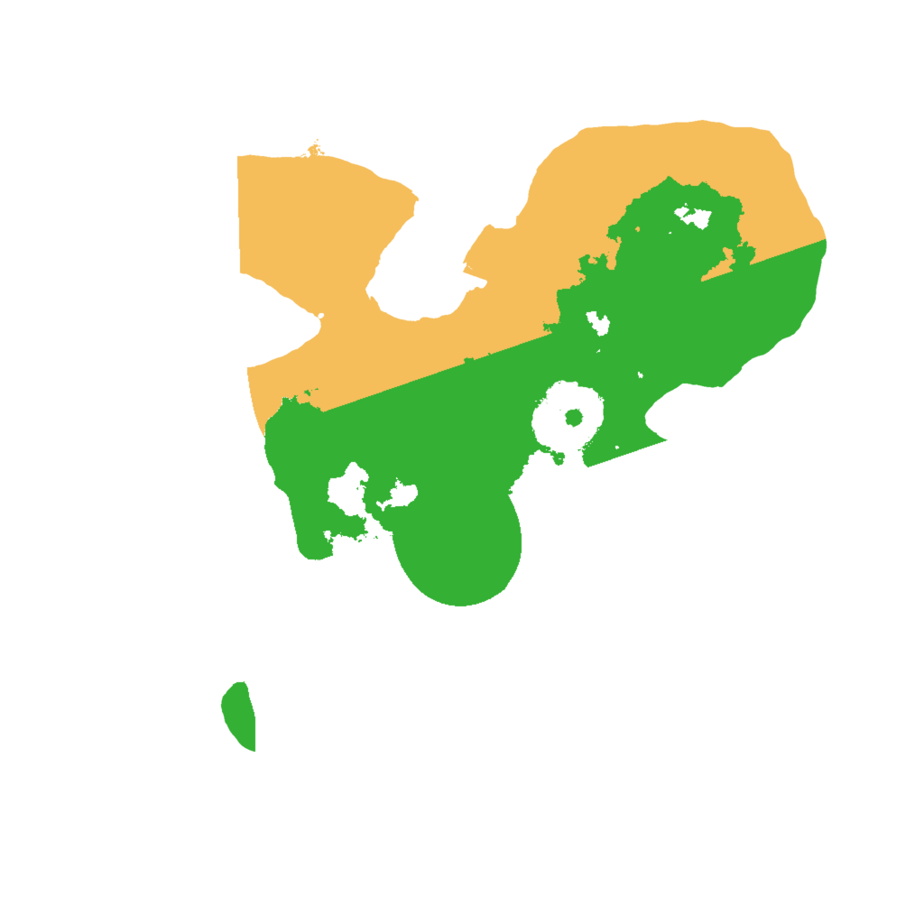 Biome Rust Map: Procedural Map, Size: 2000, Seed: 4843