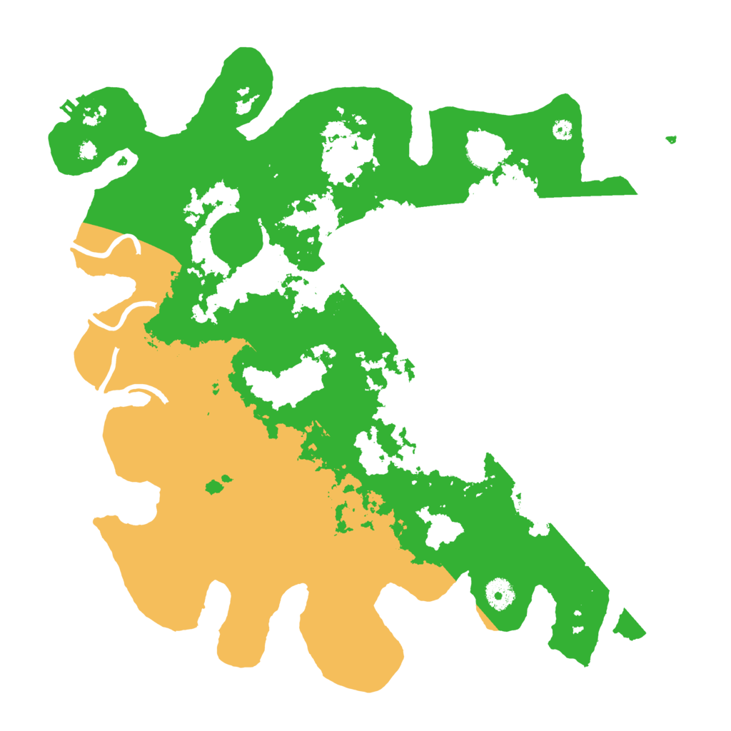Biome Rust Map: Procedural Map, Size: 3700, Seed: 819115888