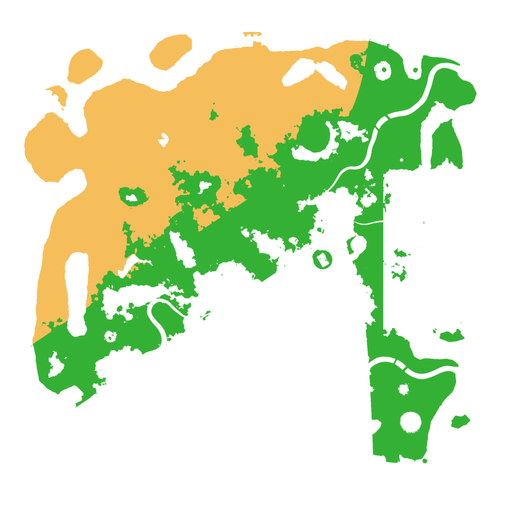 Biome Rust Map: Procedural Map, Size: 4300, Seed: 2041660235