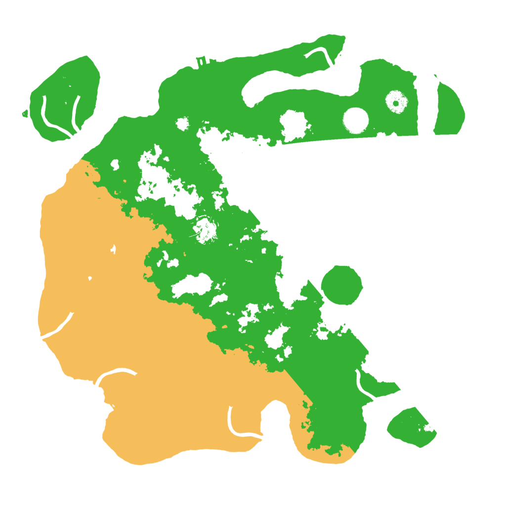 Biome Rust Map: Procedural Map, Size: 3500, Seed: 473963