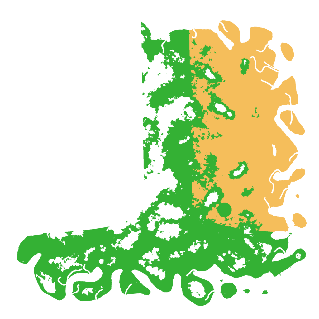Biome Rust Map: Procedural Map, Size: 6000, Seed: 1375906317