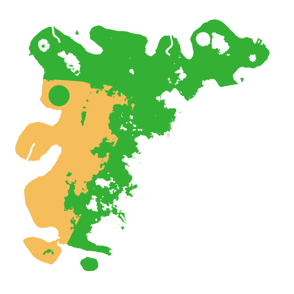 Biome Rust Map: Procedural Map, Size: 3700, Seed: 1540741759