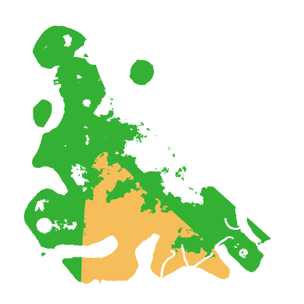 Biome Rust Map: Procedural Map, Size: 3500, Seed: 8291607