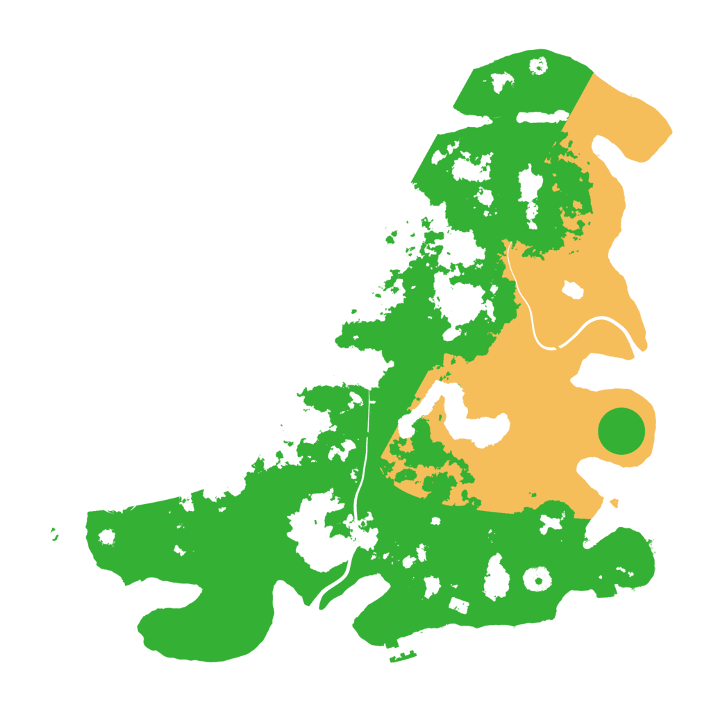 Biome Rust Map: Procedural Map, Size: 4000, Seed: 284935083