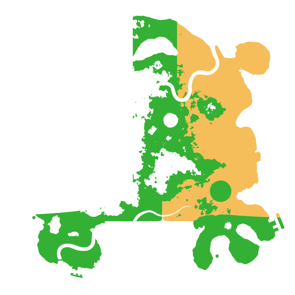 Biome Rust Map: Procedural Map, Size: 3650, Seed: 29102022