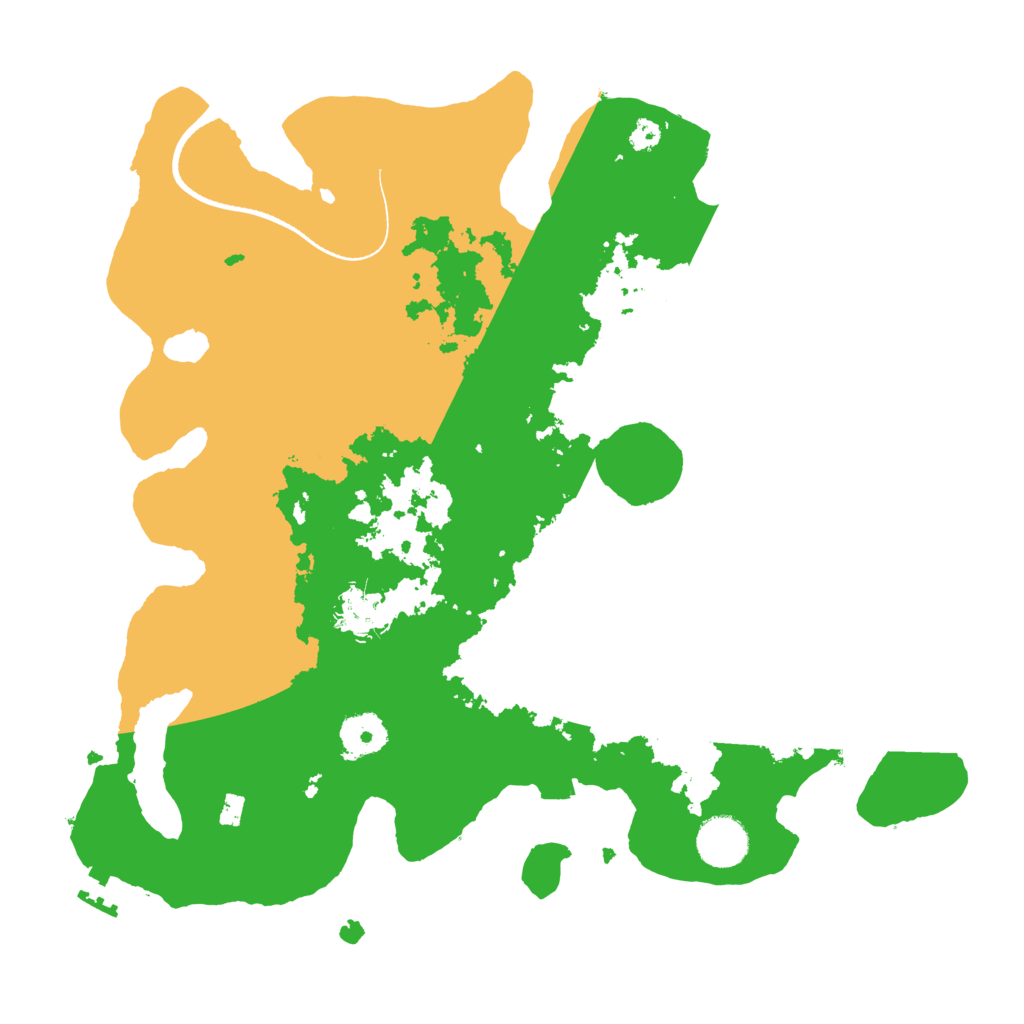 Biome Rust Map: Procedural Map, Size: 3500, Seed: 237339897