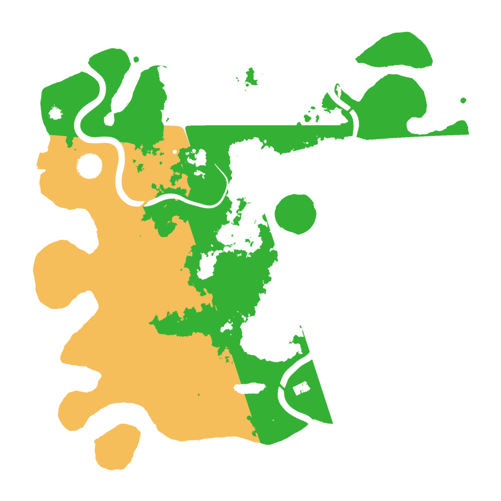 Biome Rust Map: Procedural Map, Size: 3500, Seed: 28661973