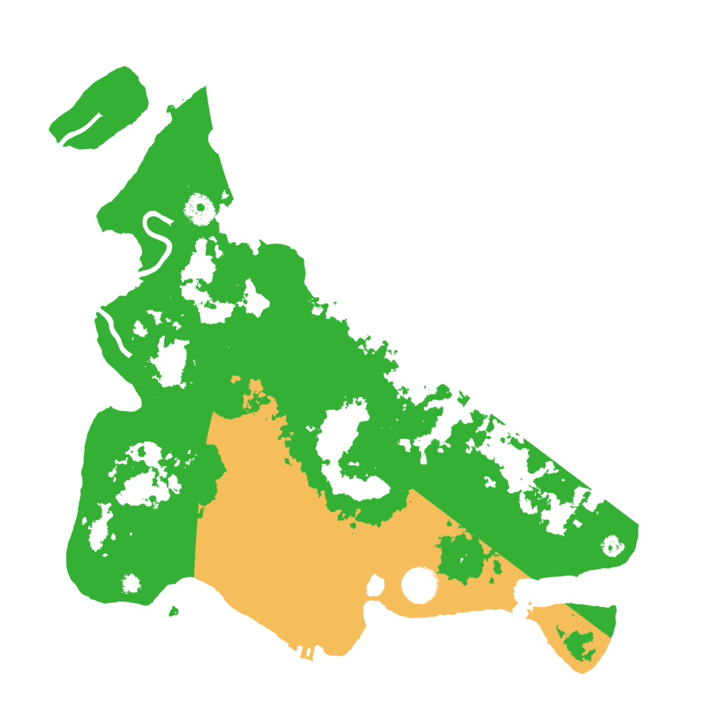 Biome Rust Map: Procedural Map, Size: 3500, Seed: 99075065