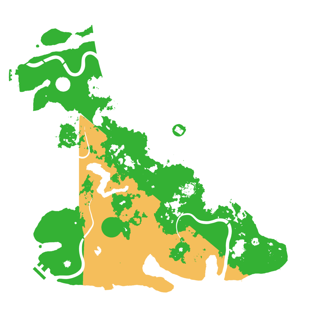 Biome Rust Map: Procedural Map, Size: 4096, Seed: 170990608