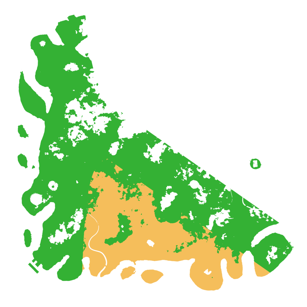 Biome Rust Map: Procedural Map, Size: 4800, Seed: 50520772