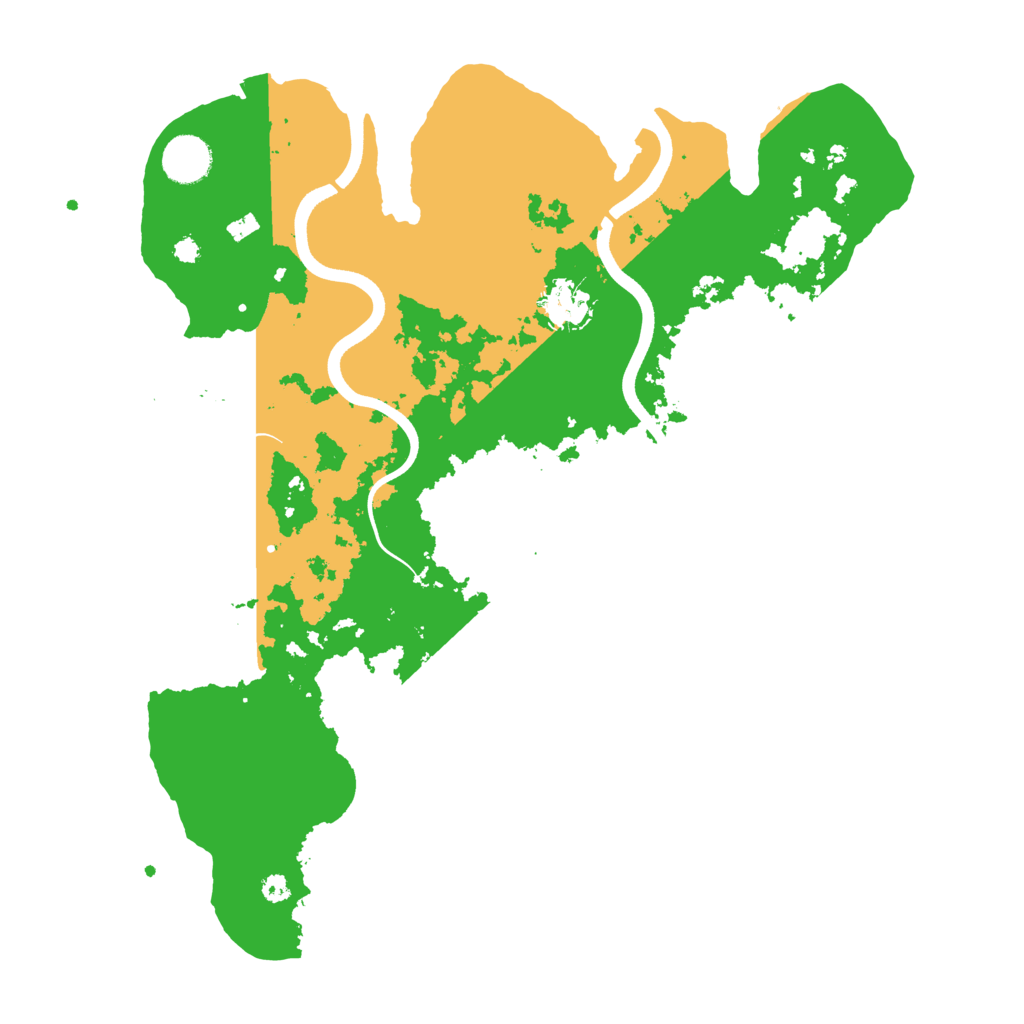 Biome Rust Map: Procedural Map, Size: 3700, Seed: 564683070