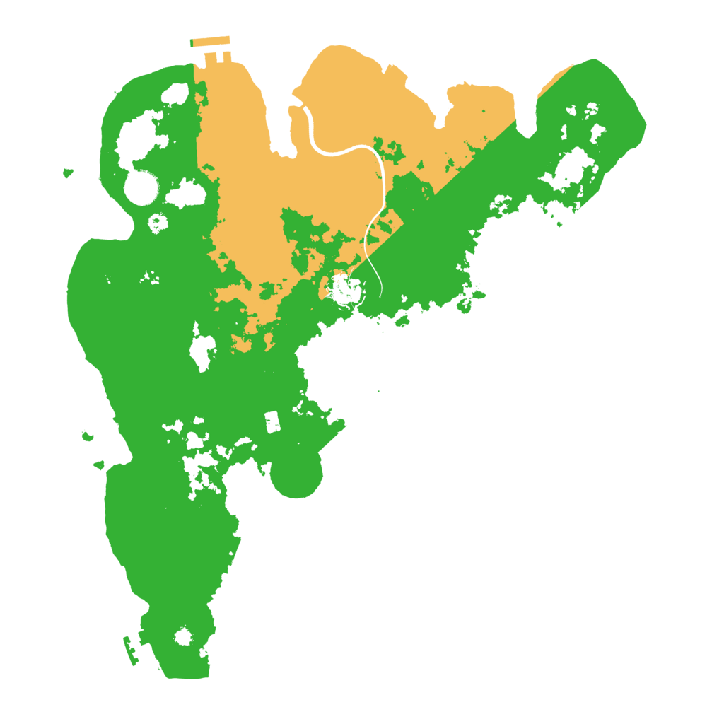 Biome Rust Map: Procedural Map, Size: 3700, Seed: 564683070
