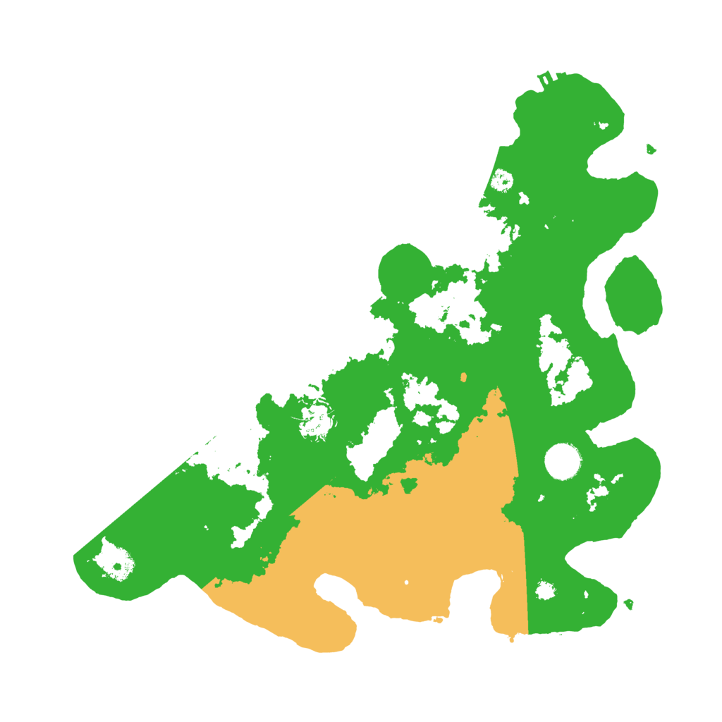 Biome Rust Map: Procedural Map, Size: 3500, Seed: 46768474