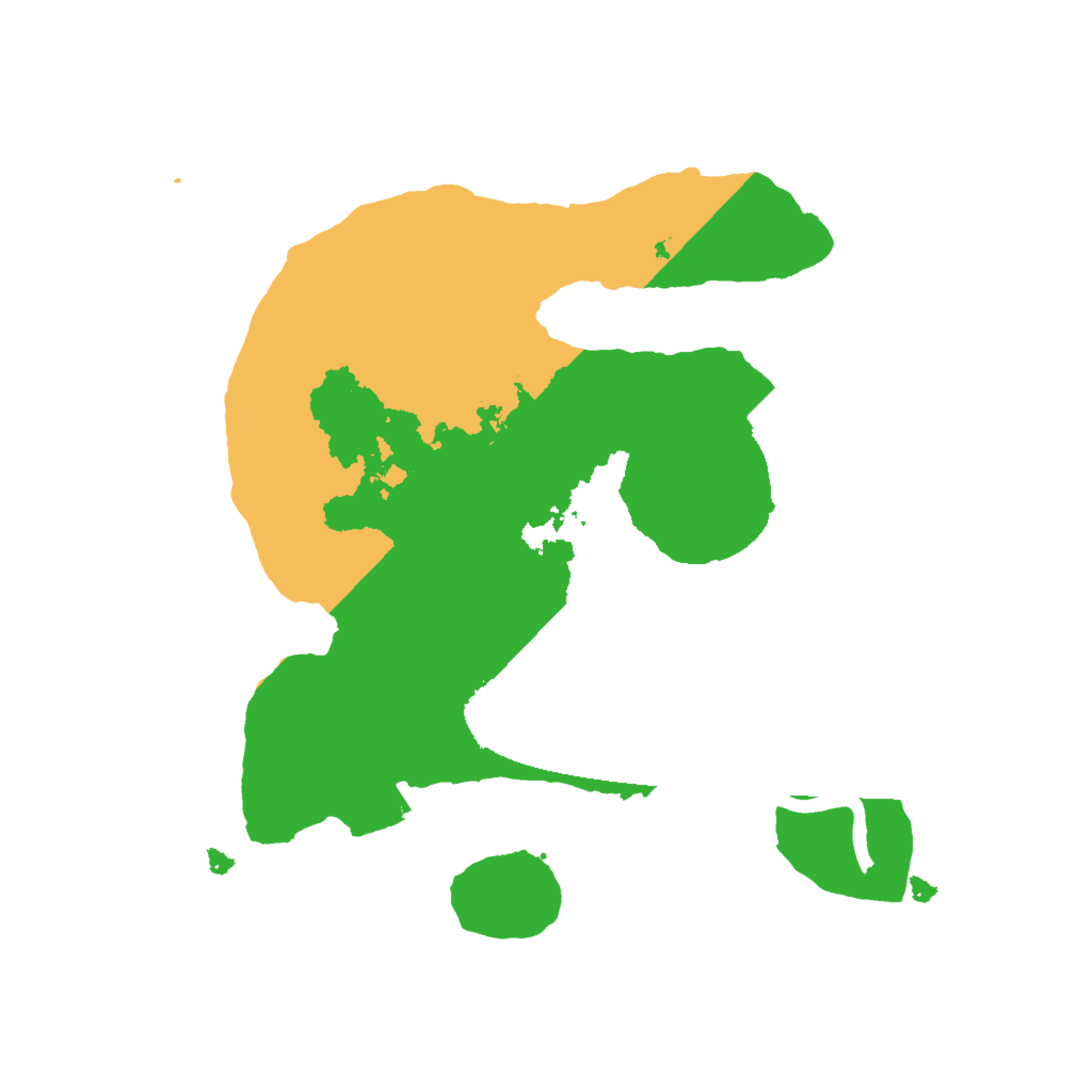 Biome Rust Map: Procedural Map, Size: 2000, Seed: 1142974609