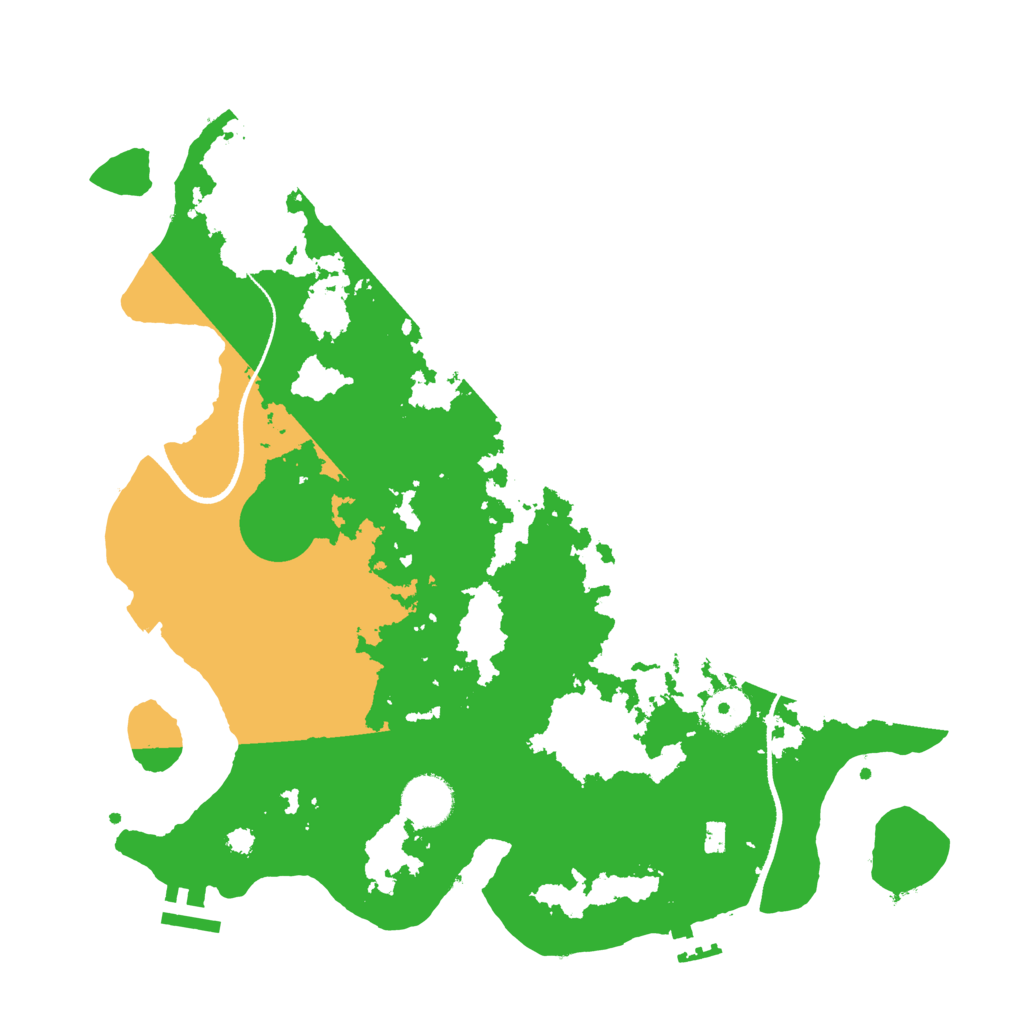 Biome Rust Map: Procedural Map, Size: 3500, Seed: 89471165