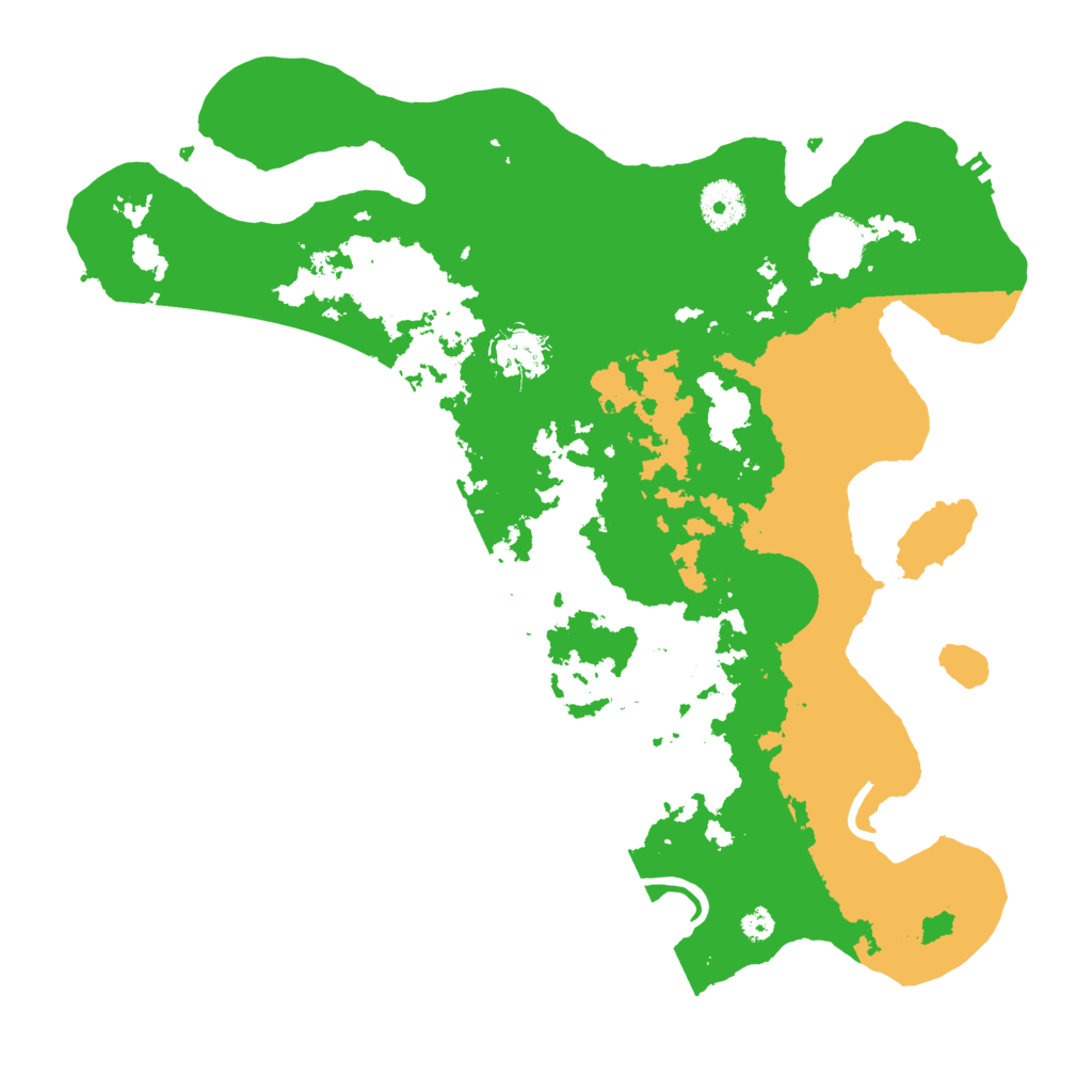 Biome Rust Map: Procedural Map, Size: 3500, Seed: 1639792358