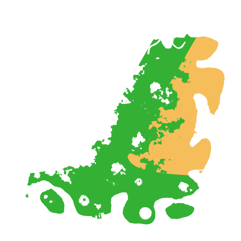 Biome Rust Map: Procedural Map, Size: 3500, Seed: 78555350
