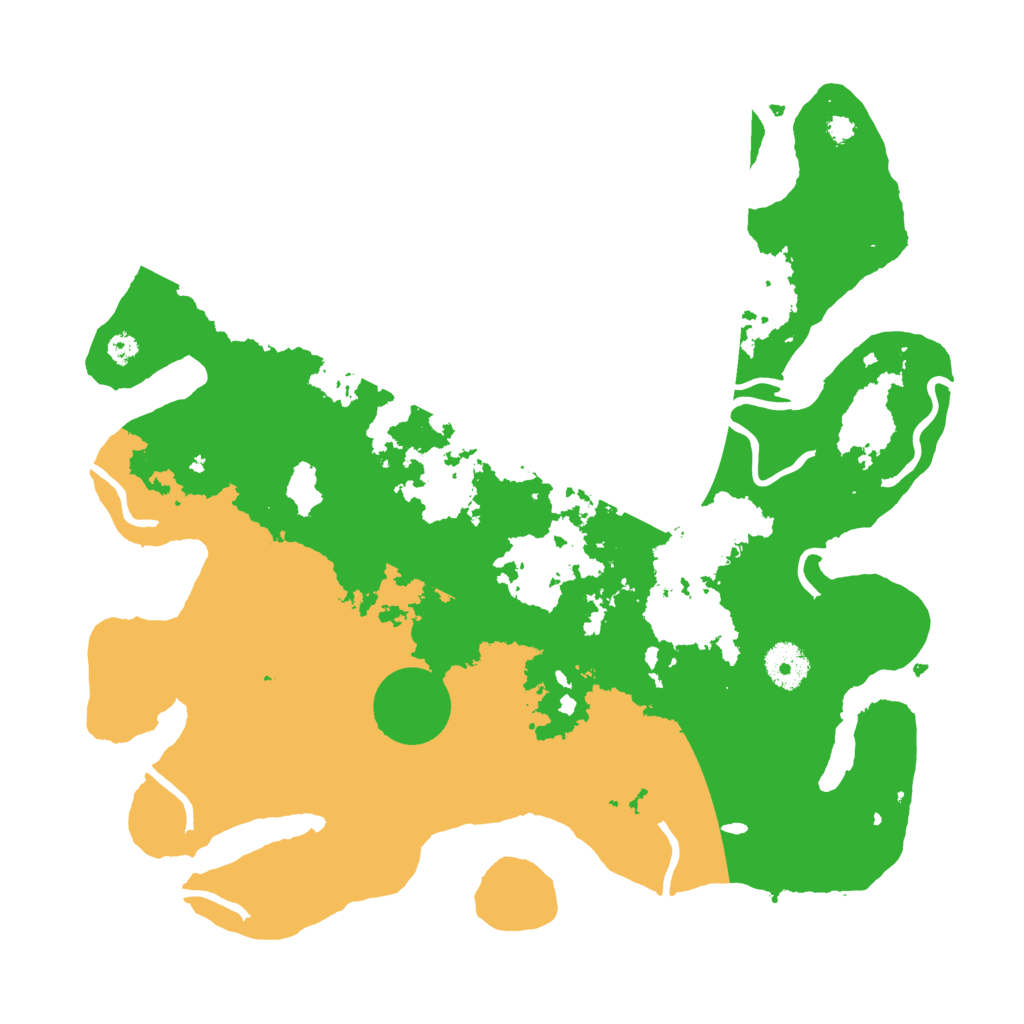Biome Rust Map: Procedural Map, Size: 3500, Seed: 268558223