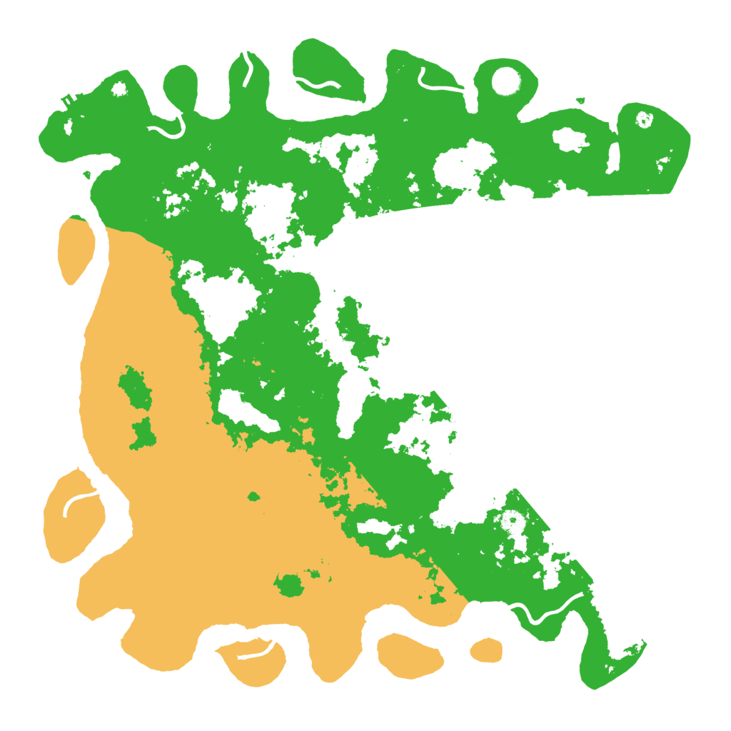 Biome Rust Map: Procedural Map, Size: 4500, Seed: 1416724162