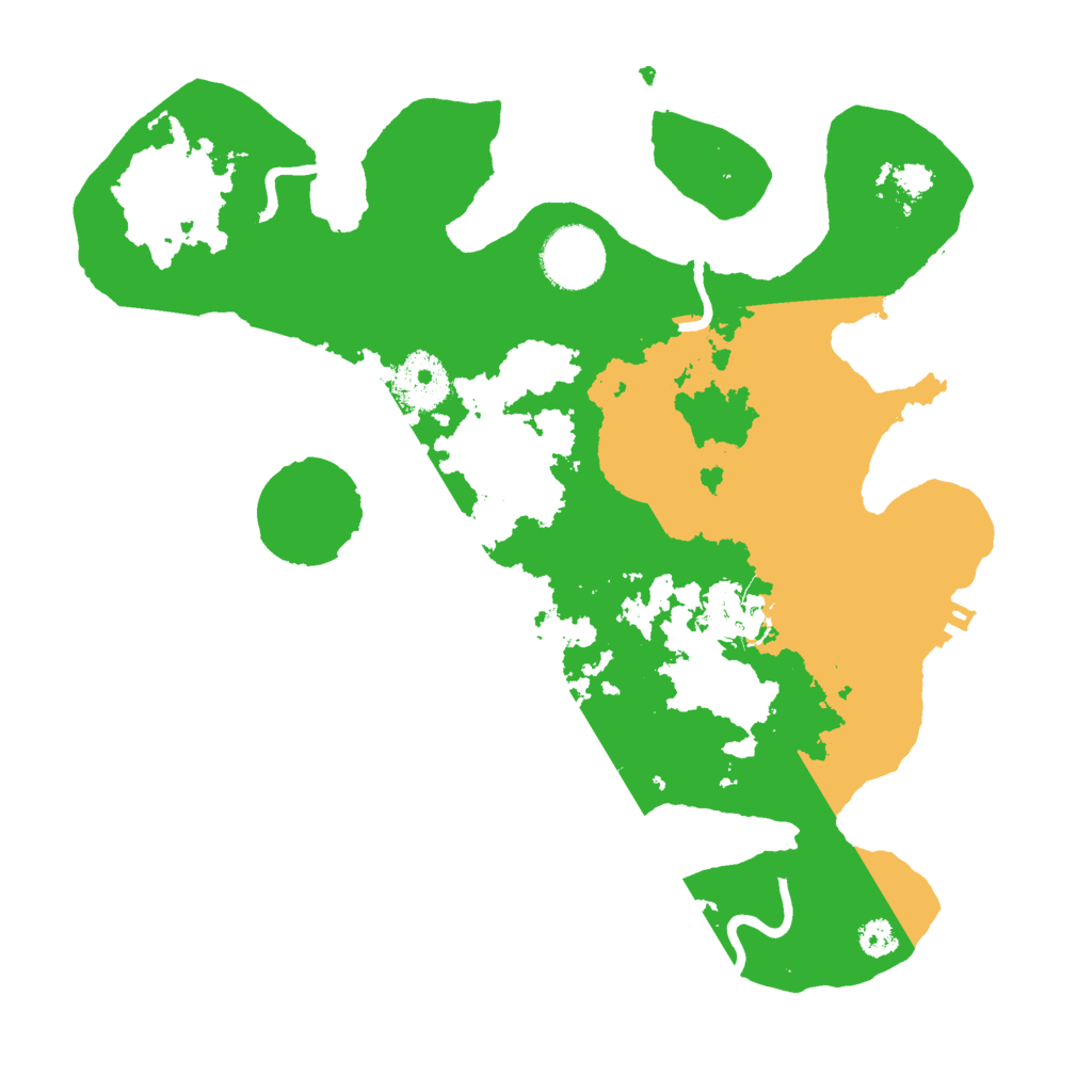 Biome Rust Map: Procedural Map, Size: 3000, Seed: 63252484