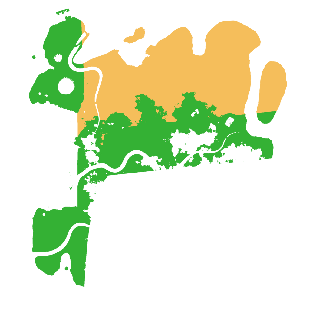 Biome Rust Map: Procedural Map, Size: 3500, Seed: 63790230