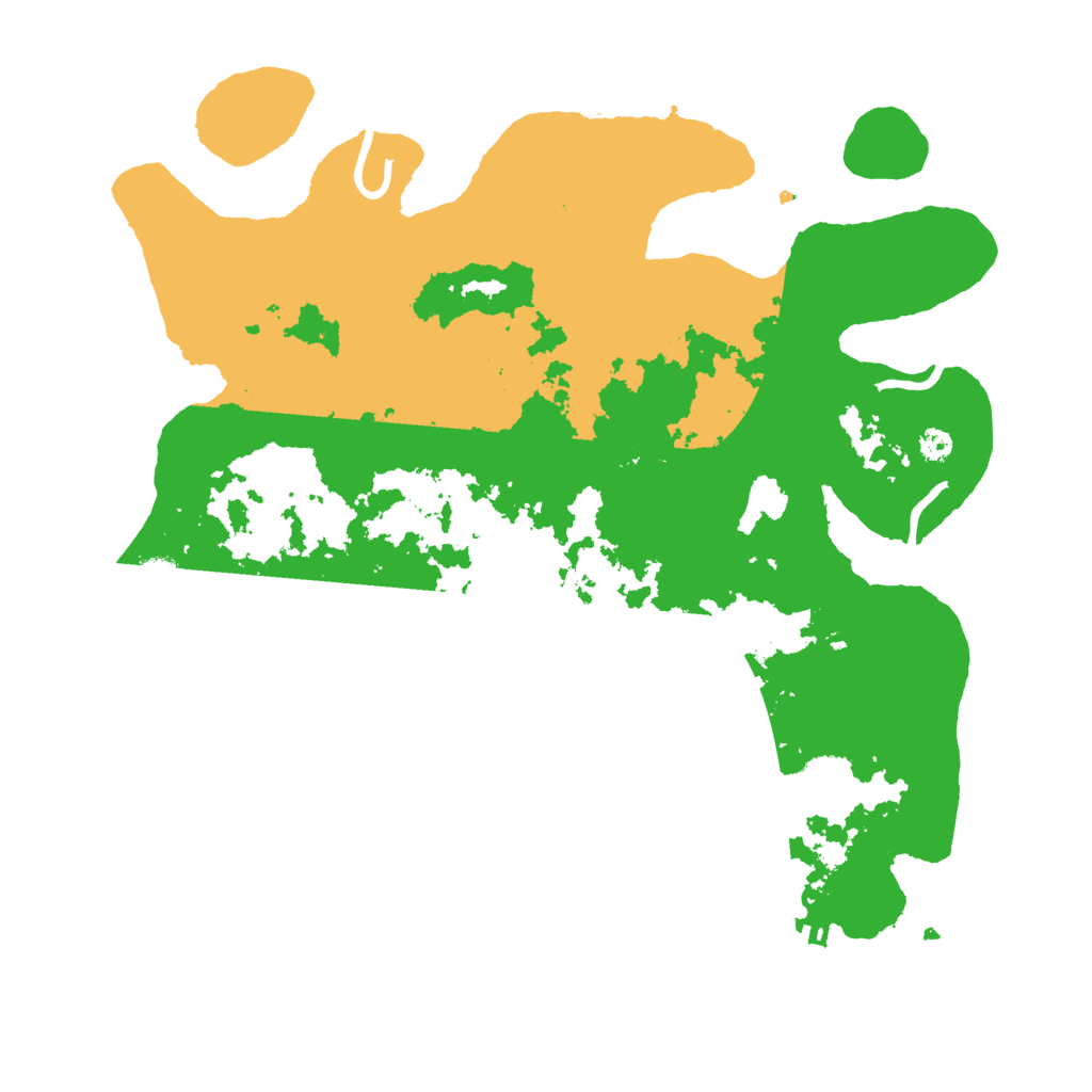 Biome Rust Map: Procedural Map, Size: 3500, Seed: 22239165
