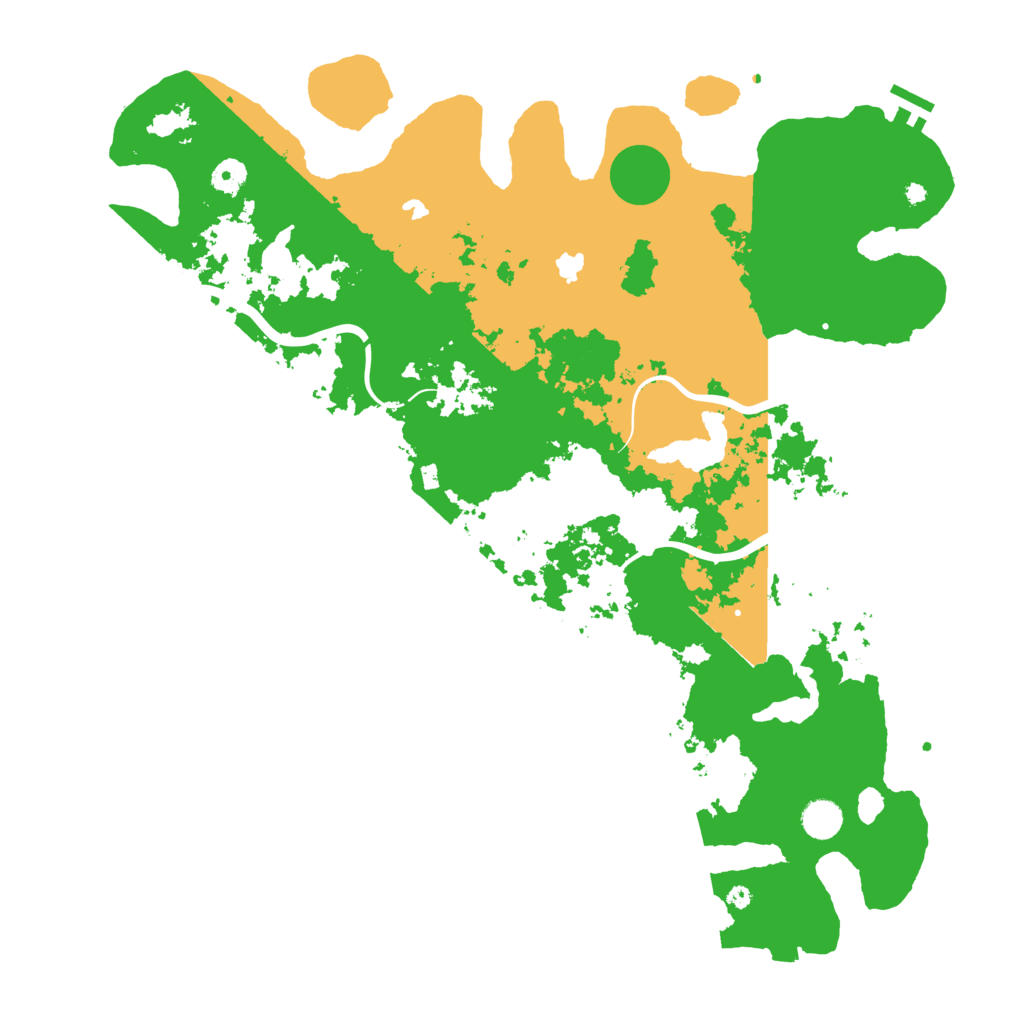 Biome Rust Map: Procedural Map, Size: 4500, Seed: 834861736