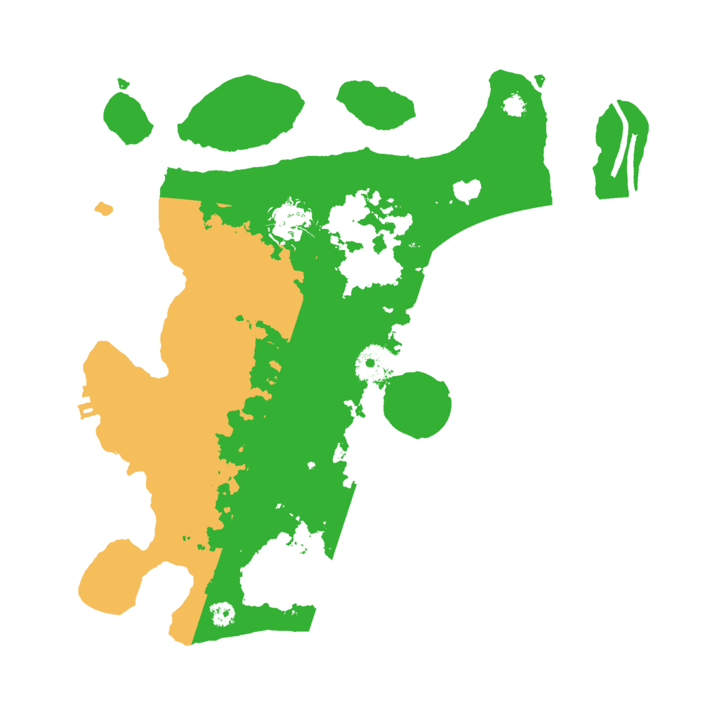 Biome Rust Map: Procedural Map, Size: 3000, Seed: 1057190516