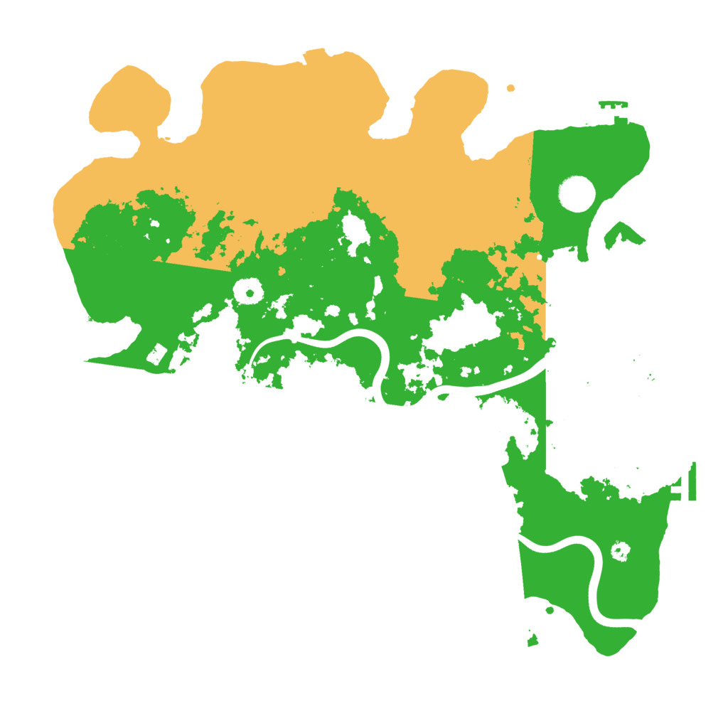 Biome Rust Map: Procedural Map, Size: 3800, Seed: 659831079