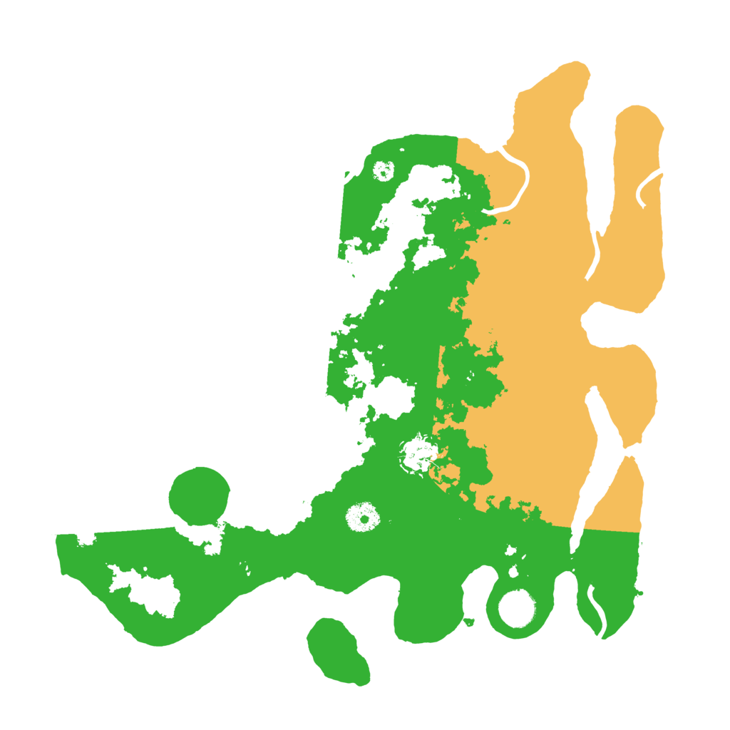 Biome Rust Map: Procedural Map, Size: 3500, Seed: 363832286