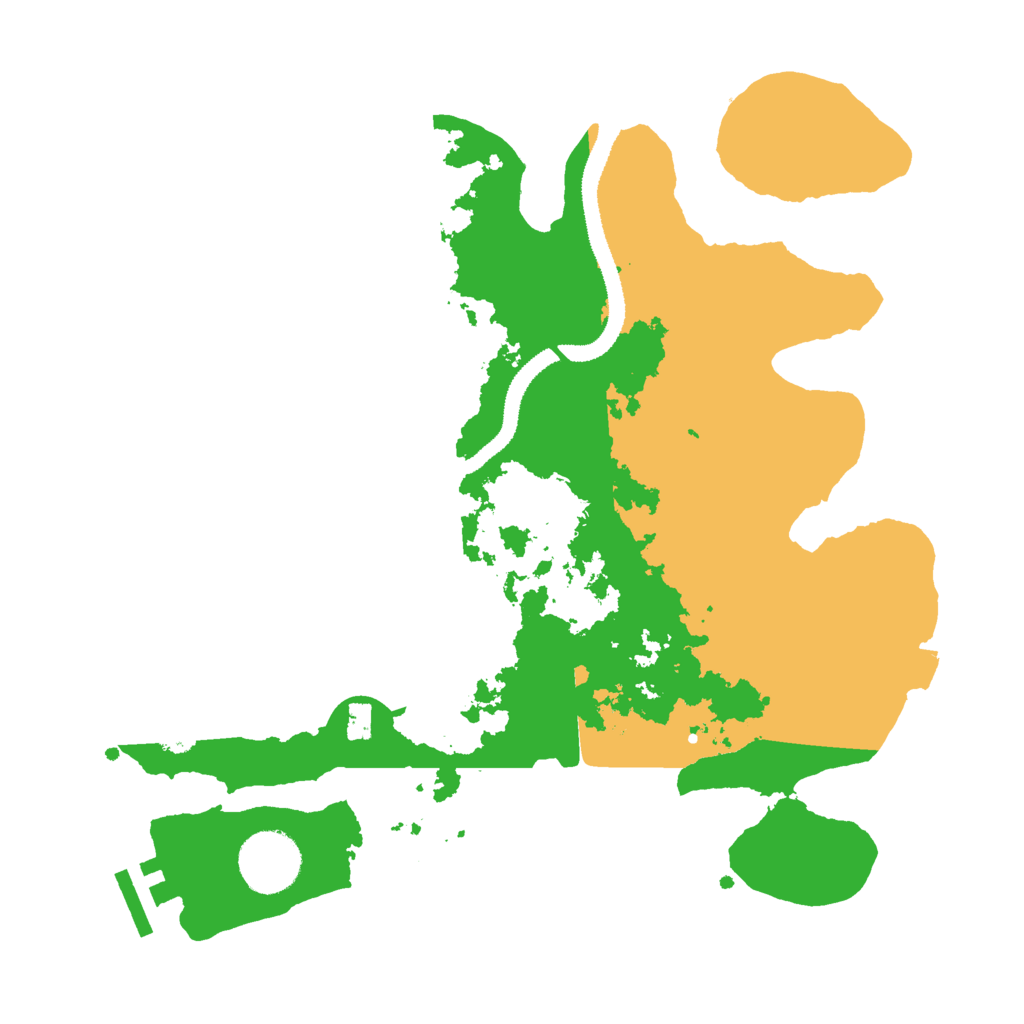 Biome Rust Map: Procedural Map, Size: 3000, Seed: 10240