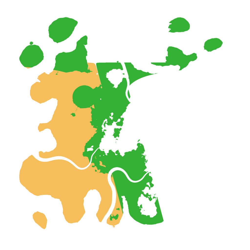 Biome Rust Map: Procedural Map, Size: 3000, Seed: 654