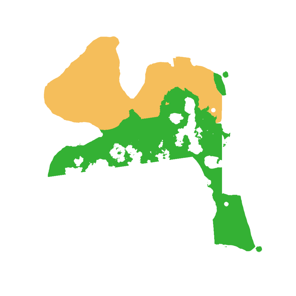 Biome Rust Map: Procedural Map, Size: 2000, Seed: 198151654