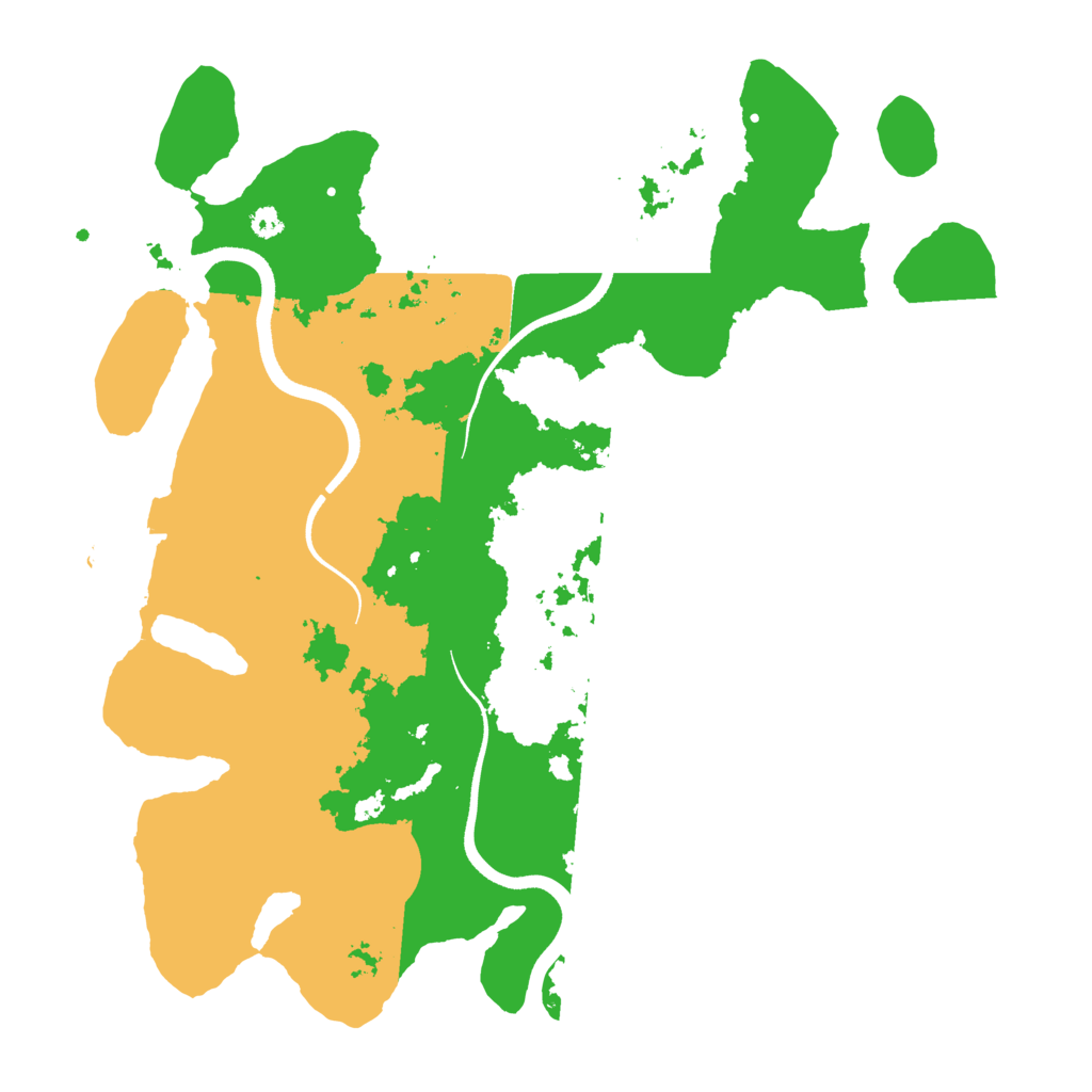 Biome Rust Map: Procedural Map, Size: 3500, Seed: 432397503