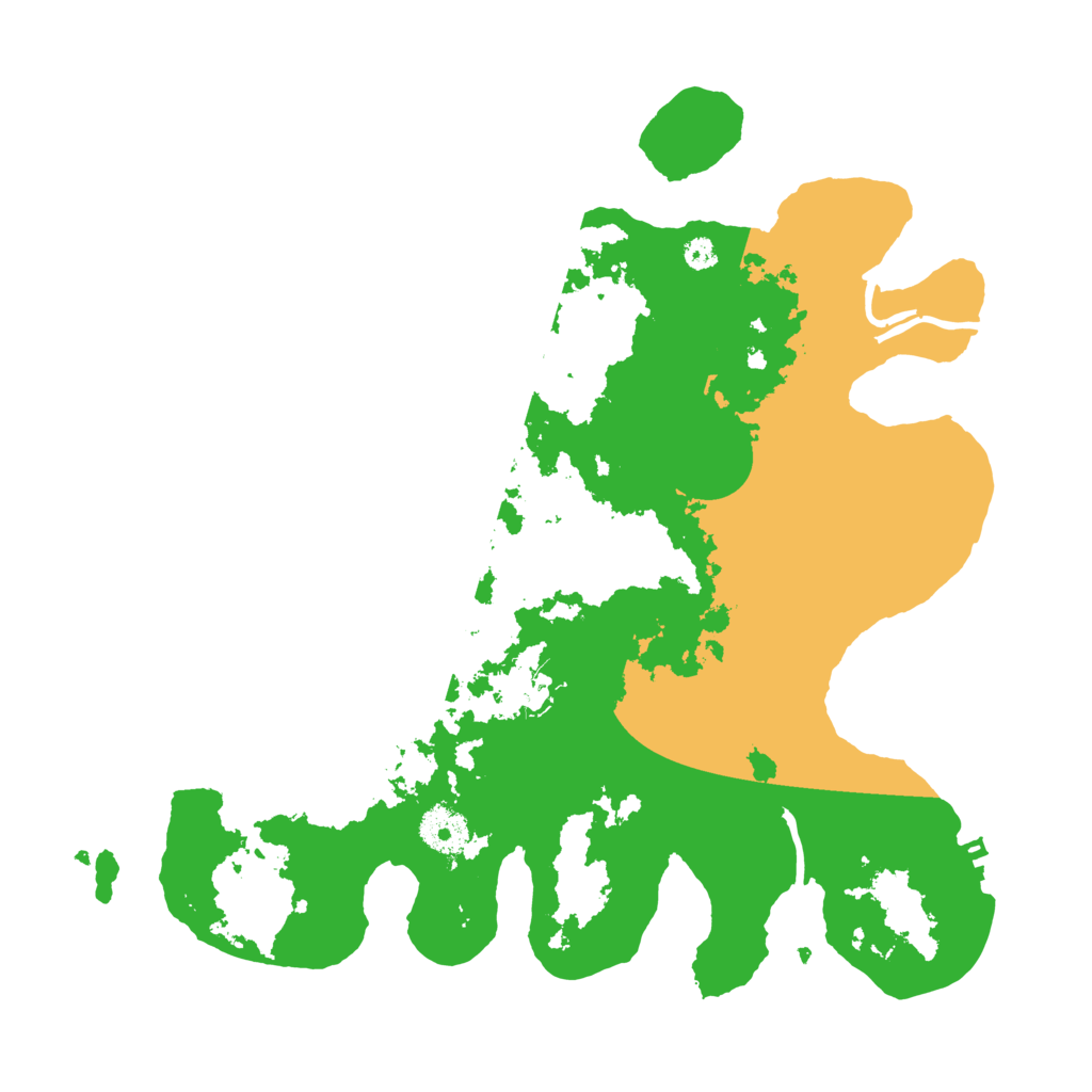 Biome Rust Map: Procedural Map, Size: 3500, Seed: 36198822
