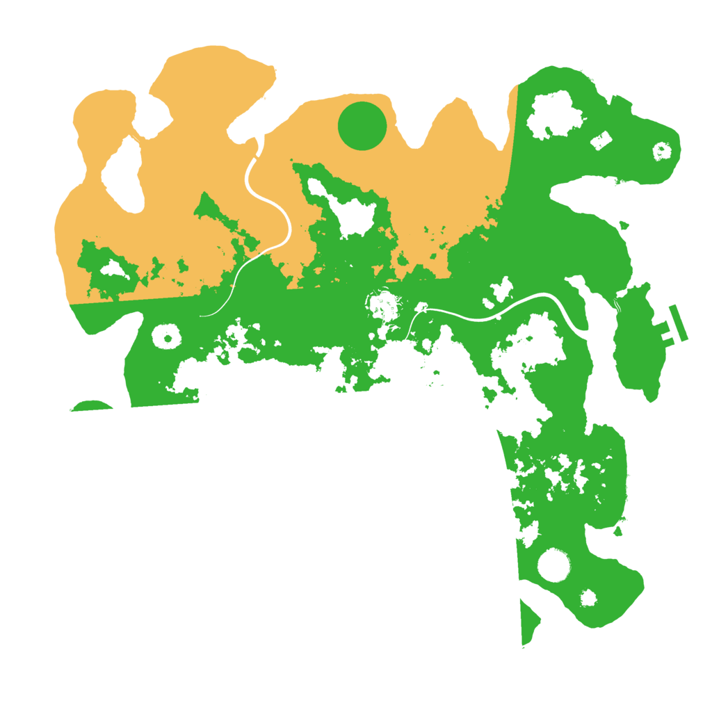 Biome Rust Map: Procedural Map, Size: 3850, Seed: 11988253