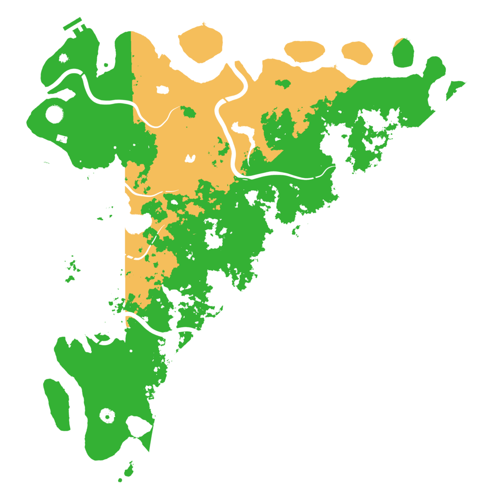 Biome Rust Map: Procedural Map, Size: 5000, Seed: 612237885