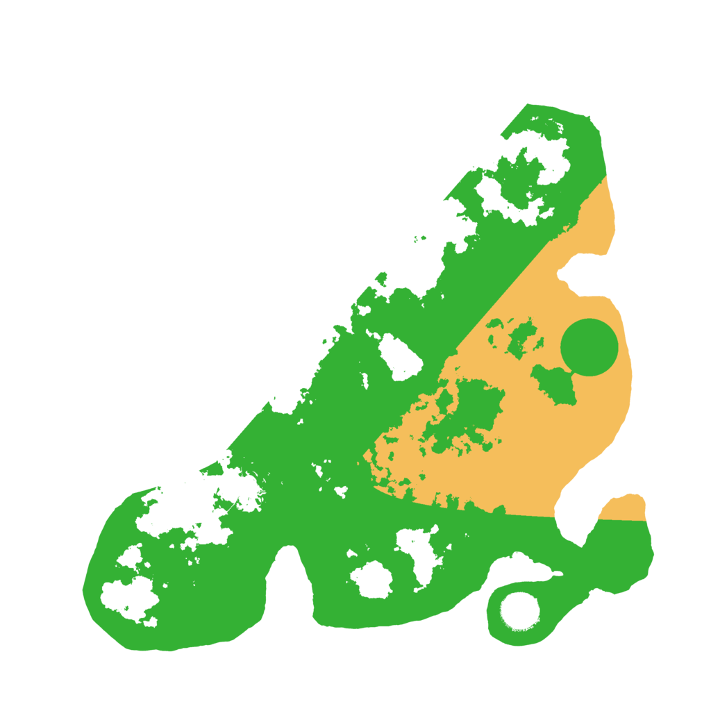 Biome Rust Map: Barren, Size: 3250, Seed: 599347490