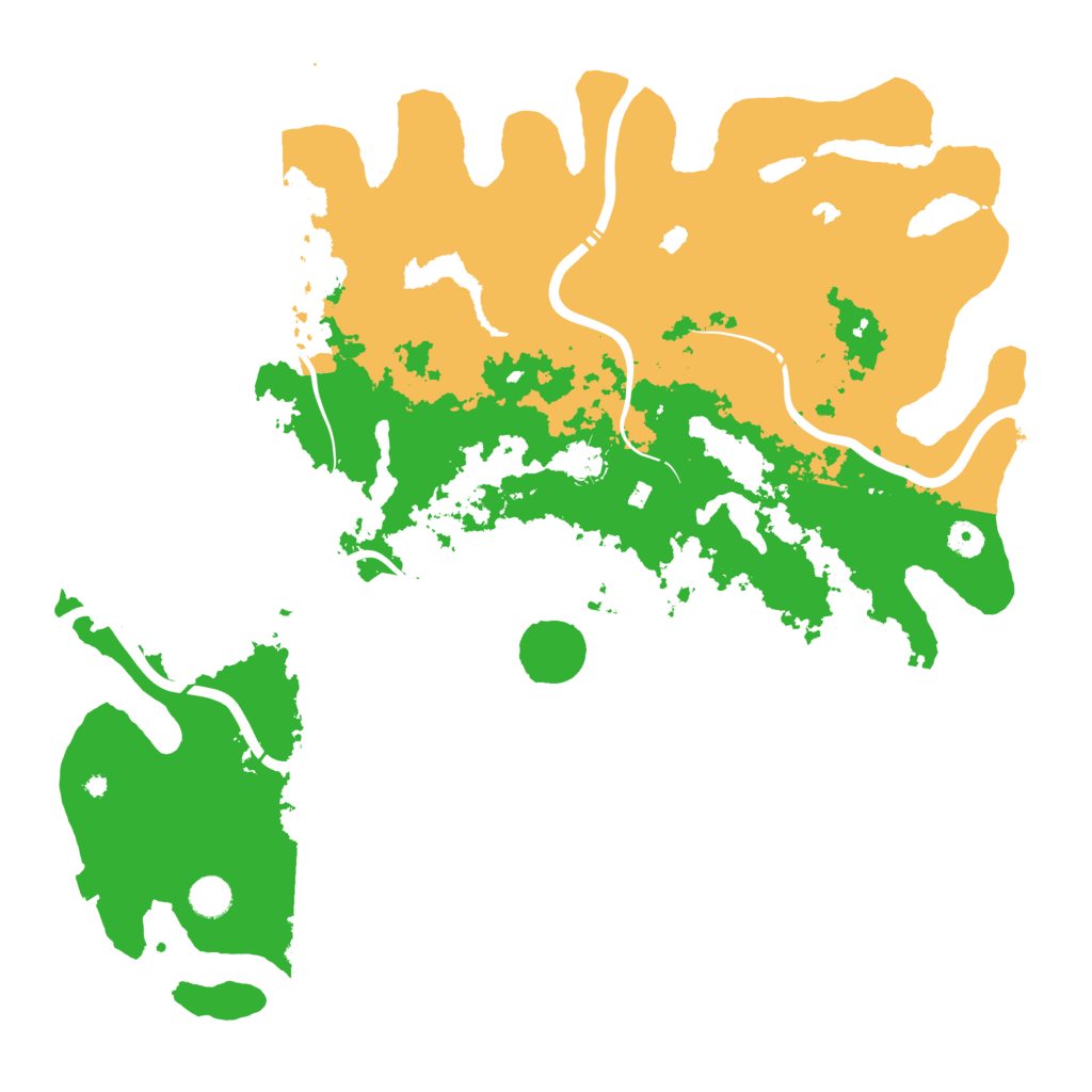 Biome Rust Map: Procedural Map, Size: 4600, Seed: 8556215