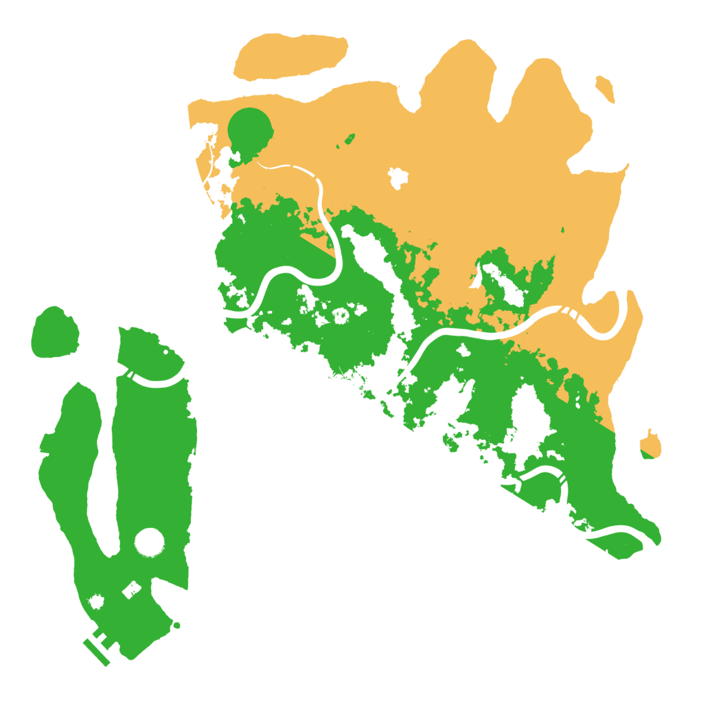 Biome Rust Map: Procedural Map, Size: 4250, Seed: 1888270068
