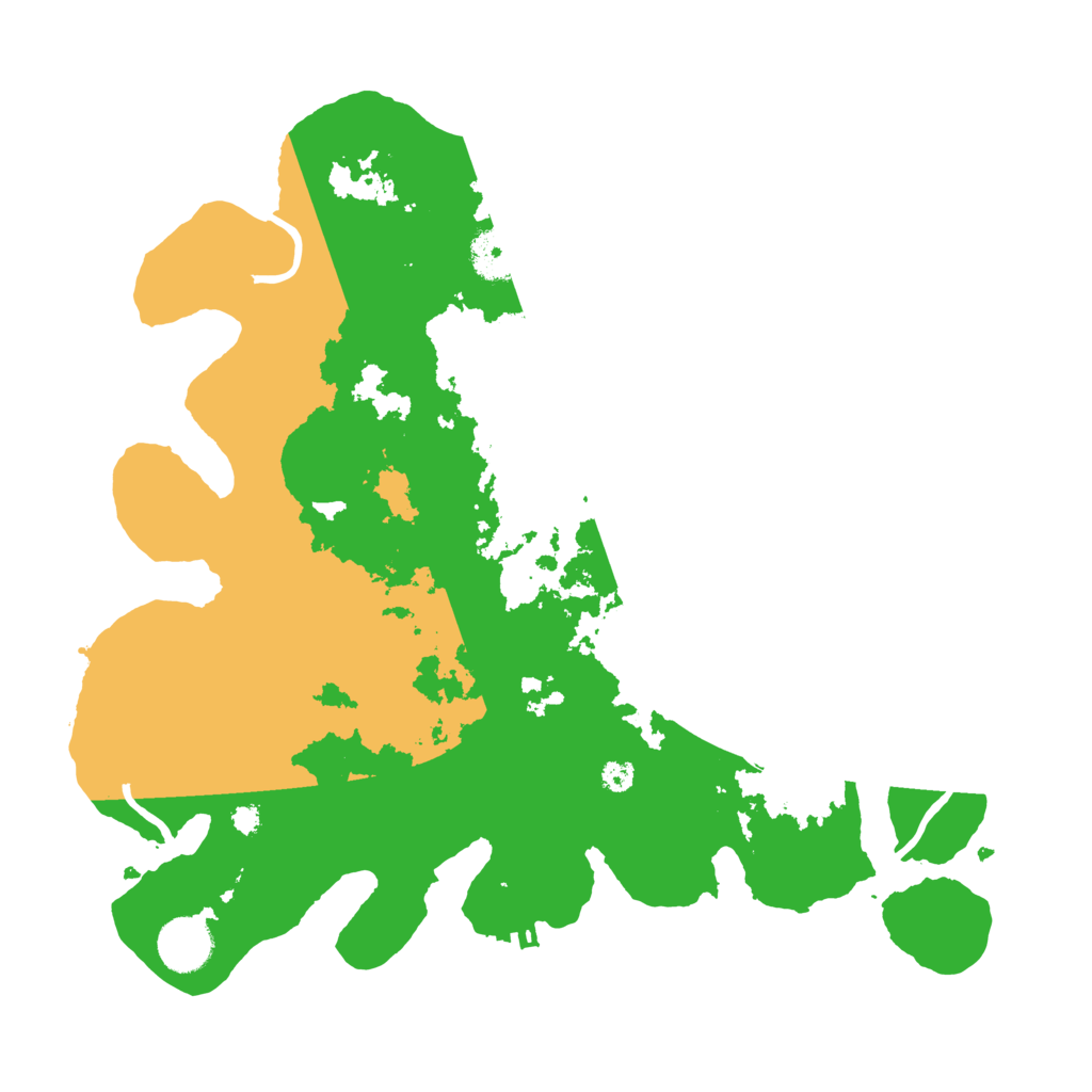 Biome Rust Map: Procedural Map, Size: 3500, Seed: 7359274