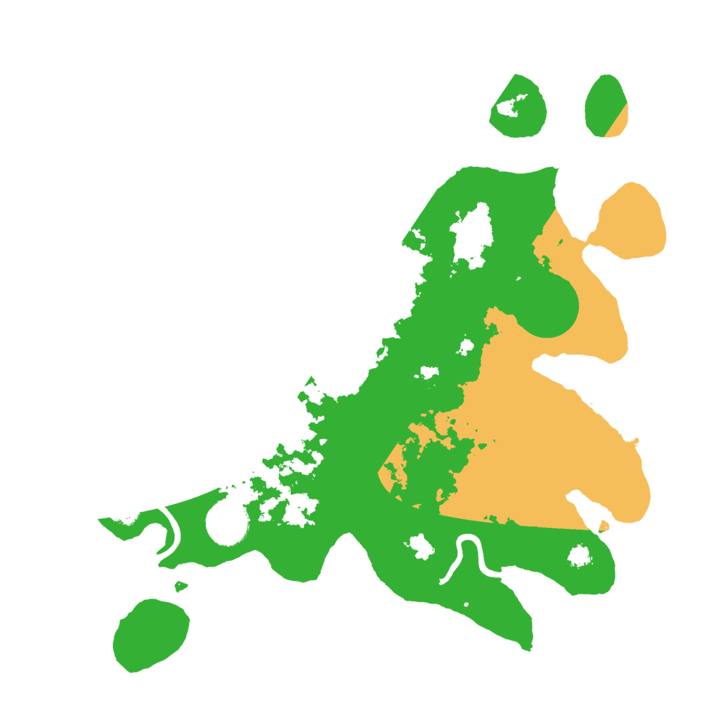 Biome Rust Map: Procedural Map, Size: 3000, Seed: 27746