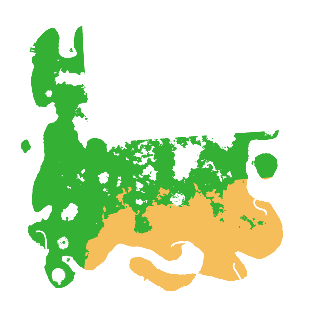 Biome Rust Map: Procedural Map, Size: 4000, Seed: 125468