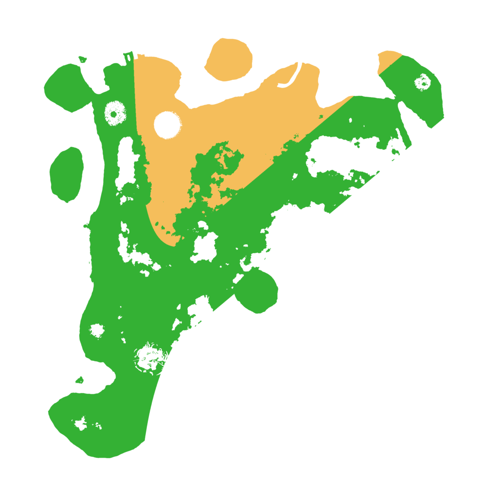 Biome Rust Map: Procedural Map, Size: 3250, Seed: 12463