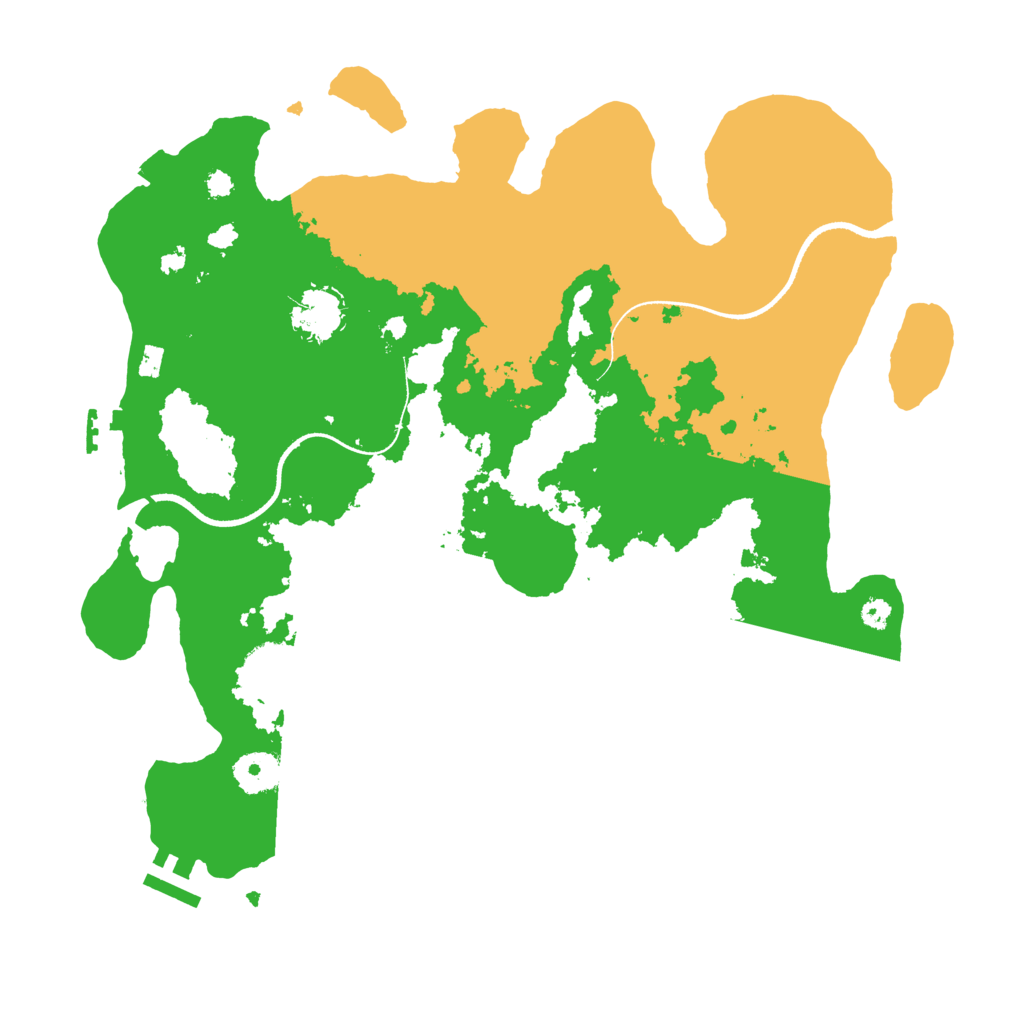 Biome Rust Map: Procedural Map, Size: 3500, Seed: 4556453