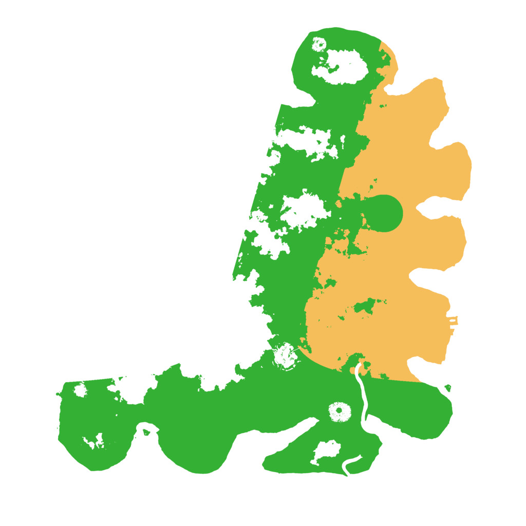 Biome Rust Map: Procedural Map, Size: 3700, Seed: 2136420690