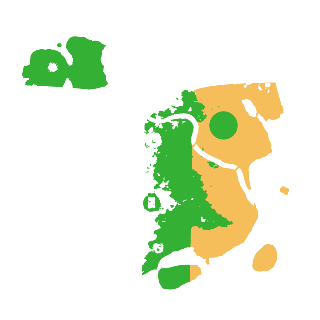 Biome Rust Map: Procedural Map, Size: 3000, Seed: 44132123