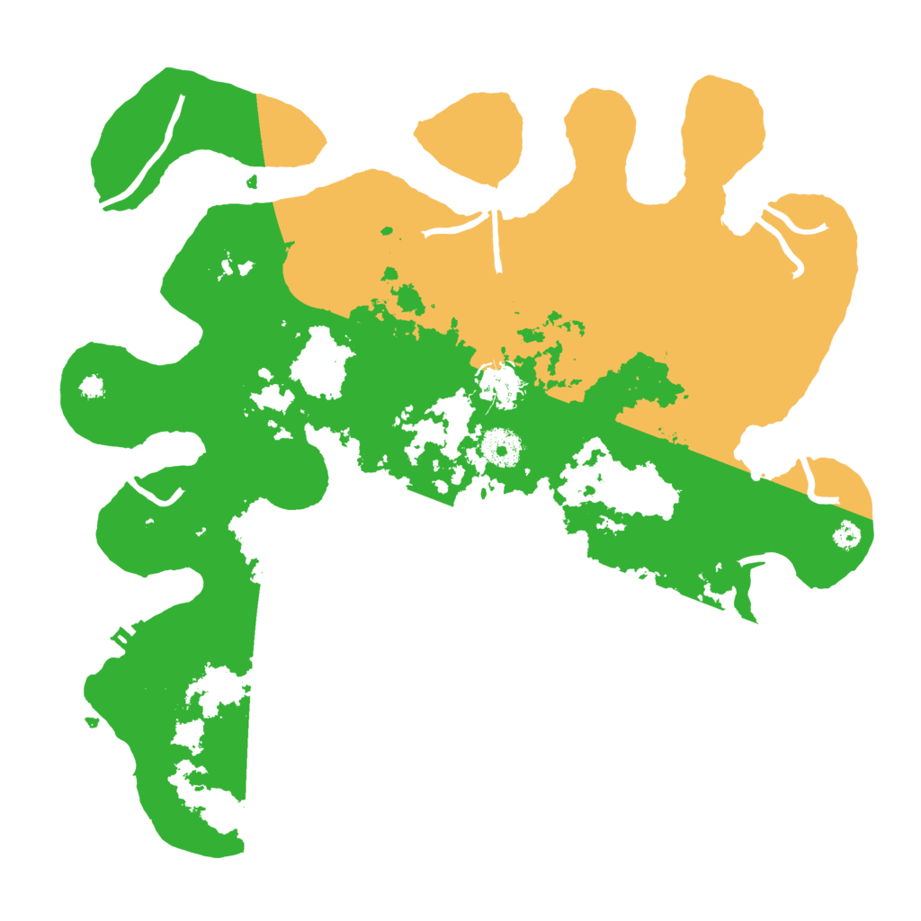 Biome Rust Map: Procedural Map, Size: 3500, Seed: 1068106995