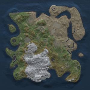 Thumbnail Rust Map: Procedural Map, Size: 3500, Seed: 404468723, 19 Monuments